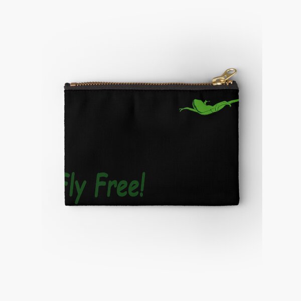 Item preview, Dark Green Fly Free Frog Digital Art Rouge Flying Forest Frog Jumping Leap designed and sold by Celosia Liv.