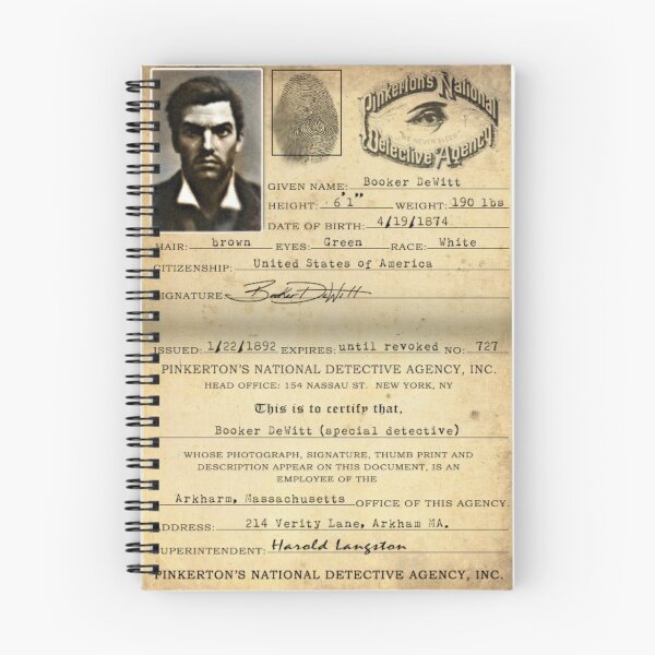 Item preview, Booker DeWitt Papers designed and sold by gruntcooker.