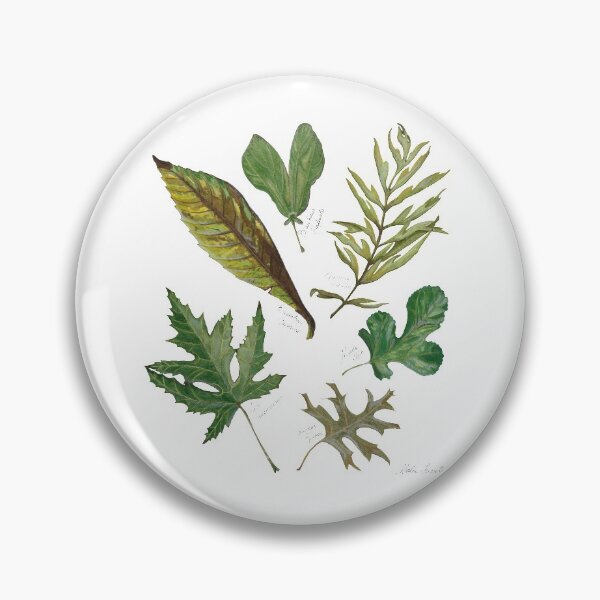 Item preview, Composition of tree leaves in watercolor designed and sold by Malu-Iriarte.