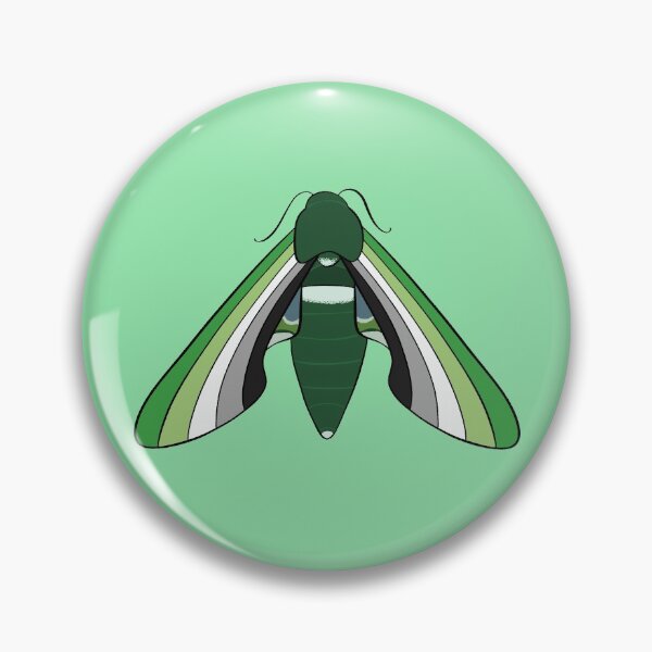 Item preview, Aromantic Pride Moth designed and sold by XerkSeesalI.