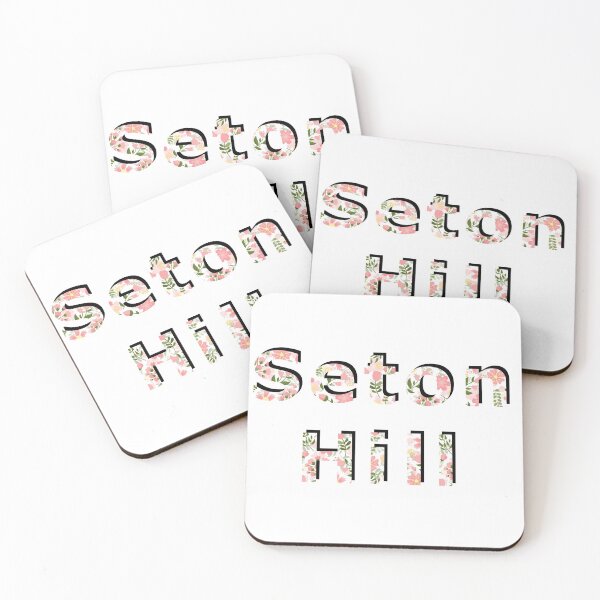 Item preview, pink floral seton hill logo designed and sold by jajatomtom.