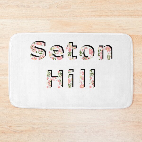 Item preview, pink floral seton hill logo designed and sold by jajatomtom.