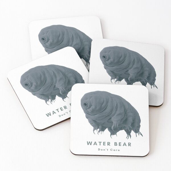 Item preview, Gray water bear don't care designed and sold by Awesomefamily.