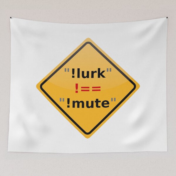 Artikelvorschau, Caution - !lurk not !mute entworfen und verkauft von mr-serious-yt.