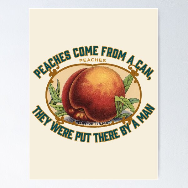 The Presidents Of The United States Of America Peaches Black Heart Song  Lyric Print - Song Lyric Designs