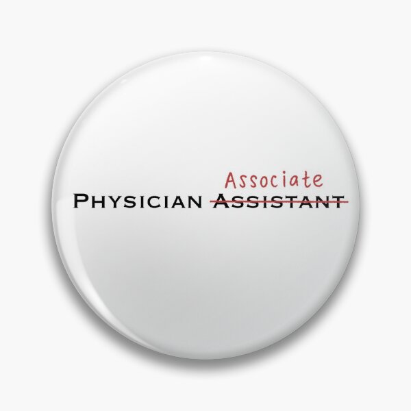 Item preview, Physician Associate with red streak (transparent) designed and sold by jajatomtom.