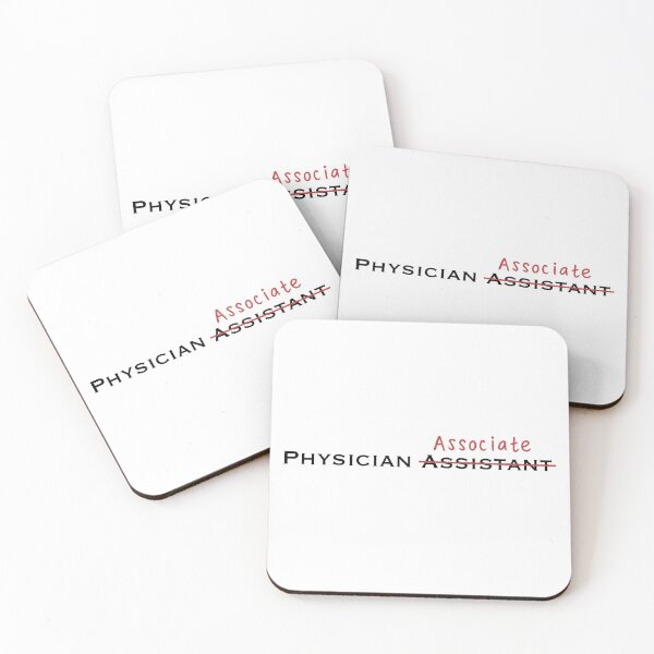 Item preview, Physician Associate with red streak (transparent) designed and sold by jajatomtom.