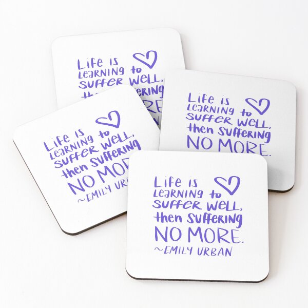 Item preview, LIFE IS LEARNING TO SUFFER WELL designed and sold by handletteringem.