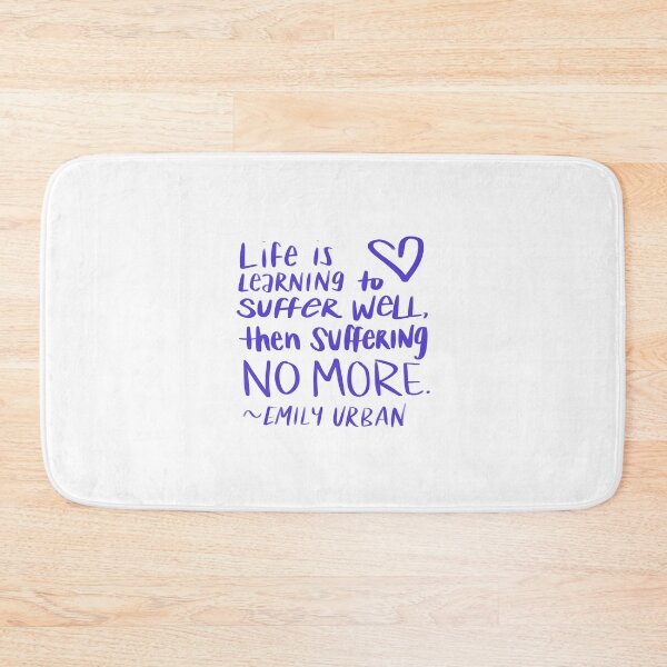 Item preview, LIFE IS LEARNING TO SUFFER WELL designed and sold by handletteringem.