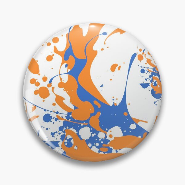Item preview, Abstract Orange and Blue Paint Art designed and sold by LifeProApperal.