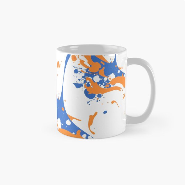 Item preview, Abstract Orange and Blue Paint Art designed and sold by LifeProApperal.
