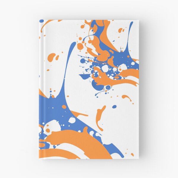 Item preview, Abstract Orange and Blue Paint Art designed and sold by LifeProApperal.