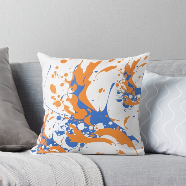 Item preview, Abstract Orange and Blue Paint Art designed and sold by LifeProApperal.
