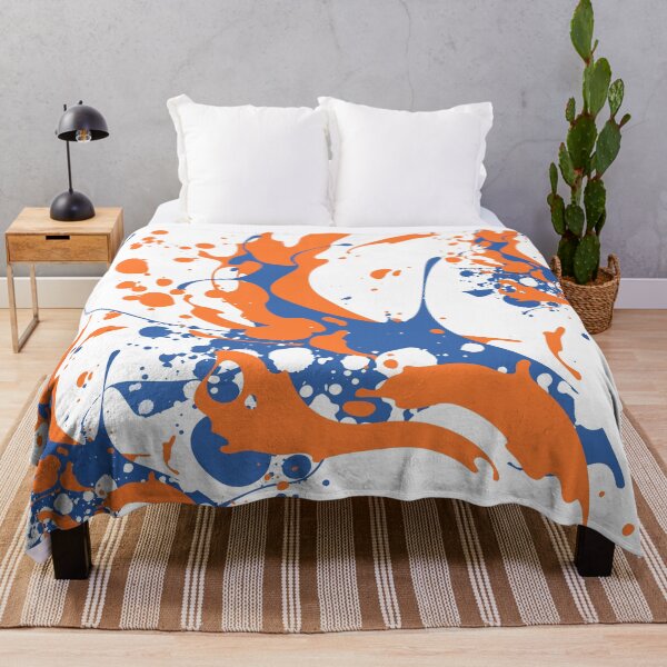 Item preview, Abstract Orange and Blue Paint Art designed and sold by LifeProApperal.
