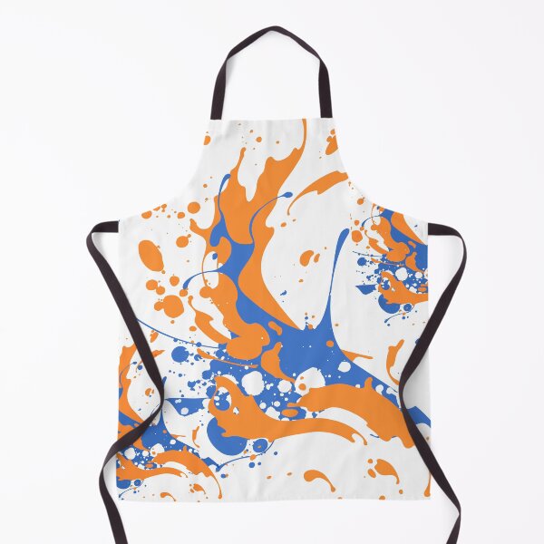 Item preview, Abstract Orange and Blue Paint Art designed and sold by LifeProApperal.