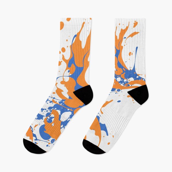 Item preview, Abstract Orange and Blue Paint Art designed and sold by LifeProApperal.