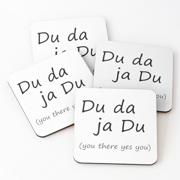 Item preview, Du da ja du (you there yes you) German designed and sold by PandLcreations.