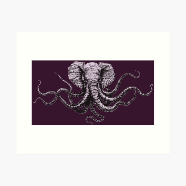 Aperçu de l'œuvre L'éléphant de poulpe - Octophaunt! créée et vendue par Groenendijk.