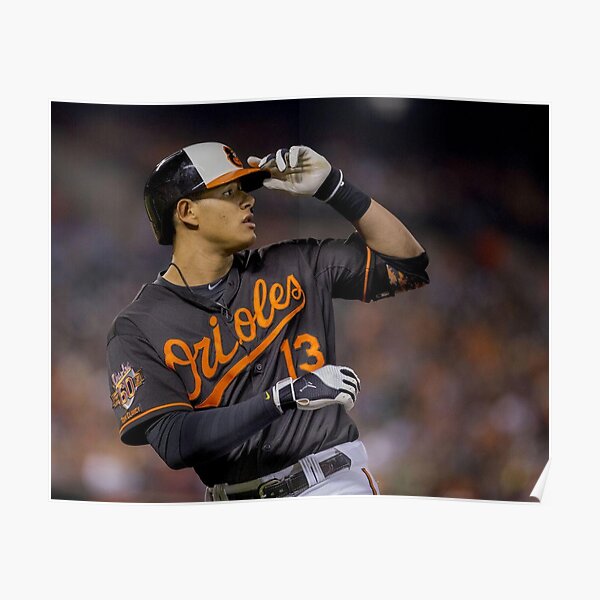 Manny Machado #13 Bats Ready | Art Board Print