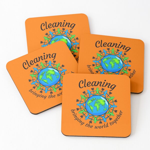 Item preview, Cleaning Bring the World Together Broom Housekeeping Team designed and sold by SavvyCleaner.