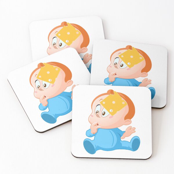 Item preview, Cheese Slice on baby face designed and sold by GeoTeasters.