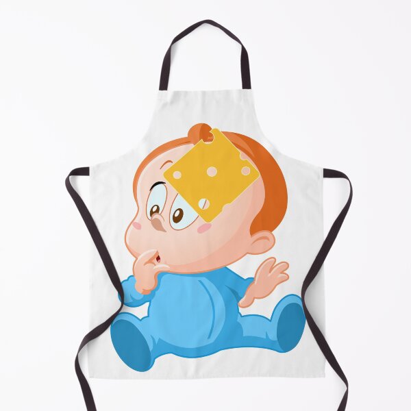Item preview, Cheese Slice on baby face designed and sold by GeoTeasters.