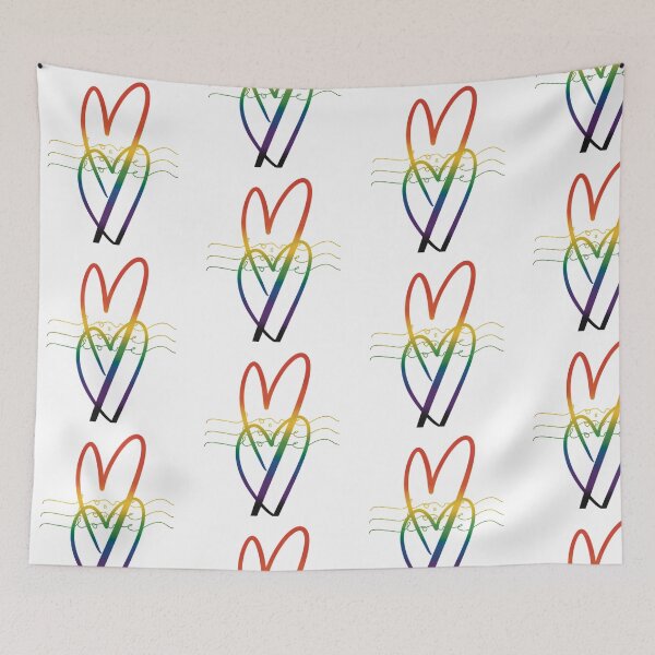 Item preview, Love is Love Rainbow Hearts designed and sold by Aubonyk.