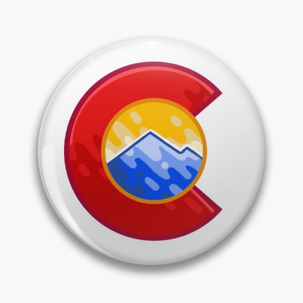 Artikelvorschau, Colorado Logo overdag bergen entworfen und verkauft von ExploreColorado.