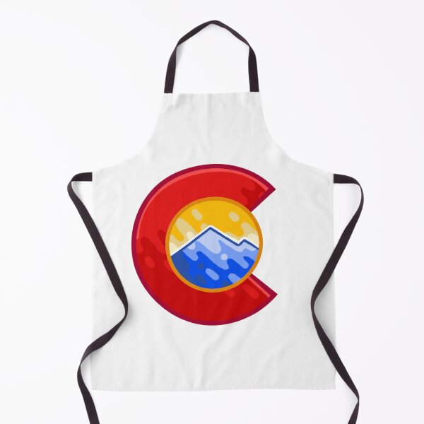 Item preview, Colorado Logo Daytime Mountains Stylized designed and sold by ExploreColorado.