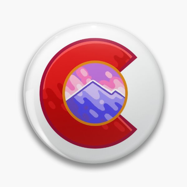 Artikelvorschau, Colorado Logo Sunrise Sunset Mountains gestileerd entworfen und verkauft von ExploreColorado.