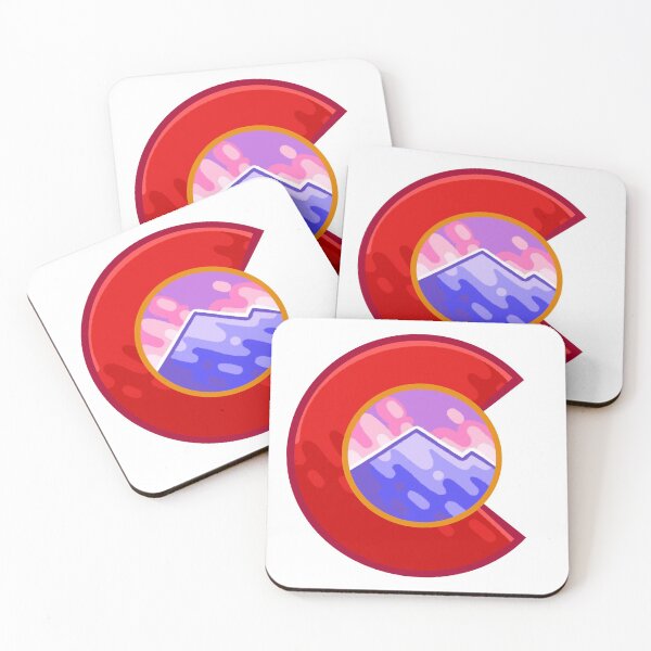 Item preview, Colorado Logo Sunrise Sunset Mountains Stylized designed and sold by ExploreColorado.