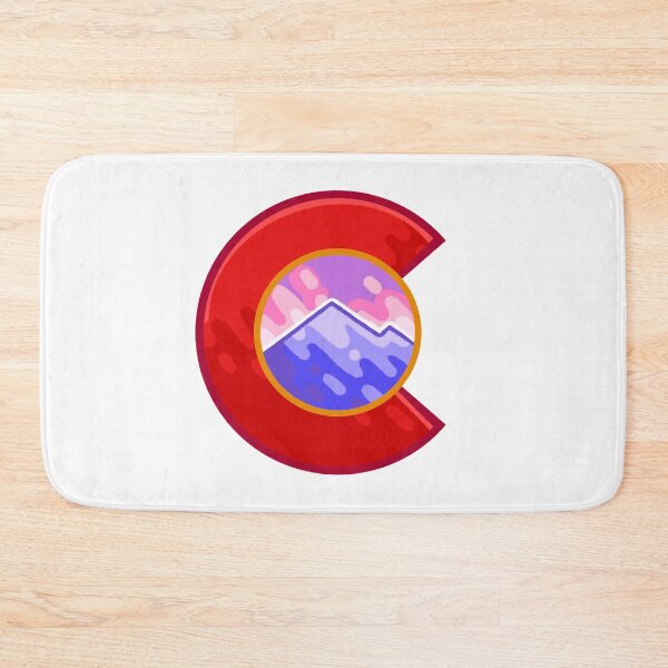 Item preview, Colorado Logo Sunrise Sunset Mountains Stylized designed and sold by ExploreColorado.