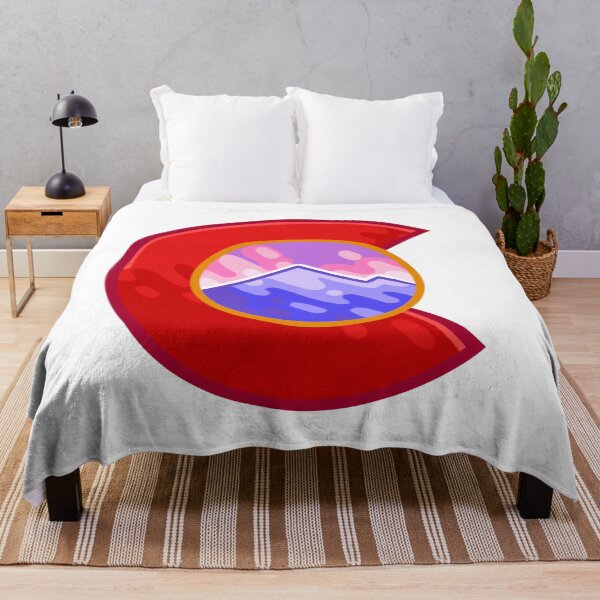 Item preview, Colorado Logo Sunrise Sunset Mountains Stylized designed and sold by ExploreColorado.