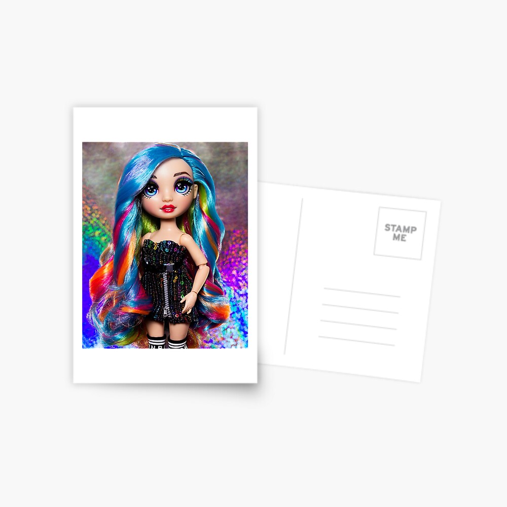 Jade Hunter and Ruby Anderson Rainbow High Dolls Postcard for Sale by  Pocklemy