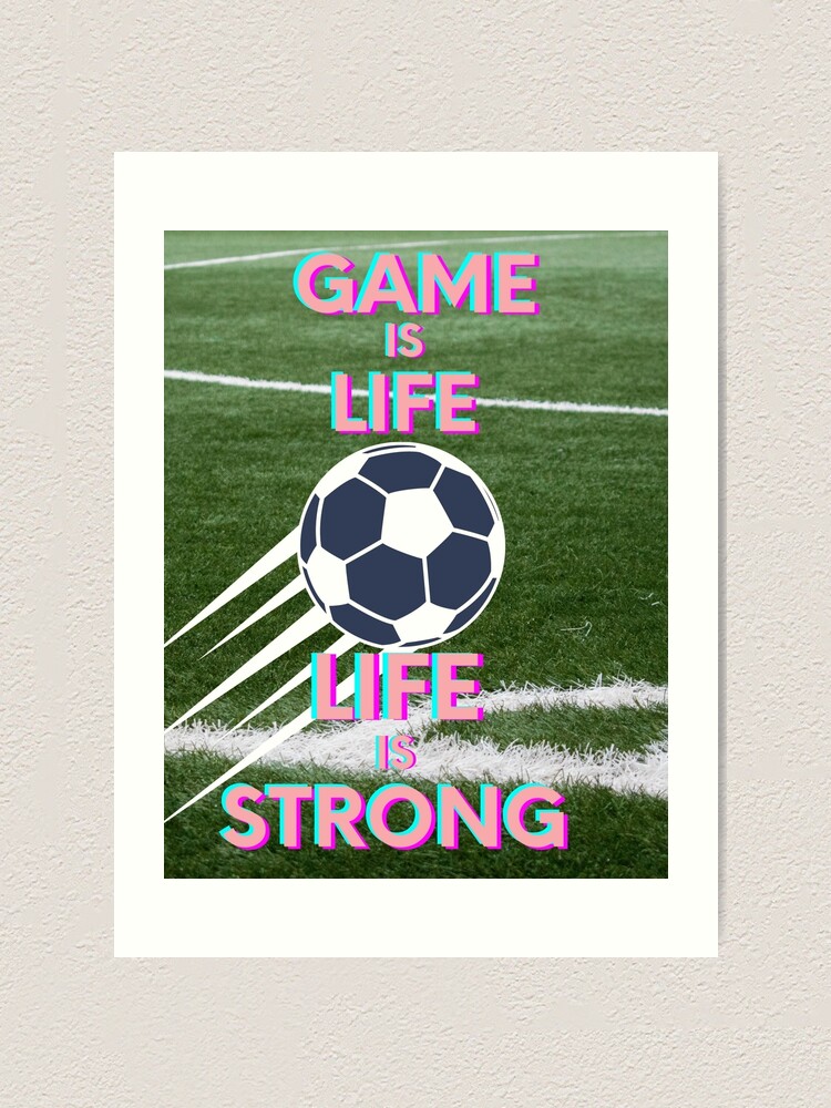 This product is designed to watch football games and lifestyle. Art Print