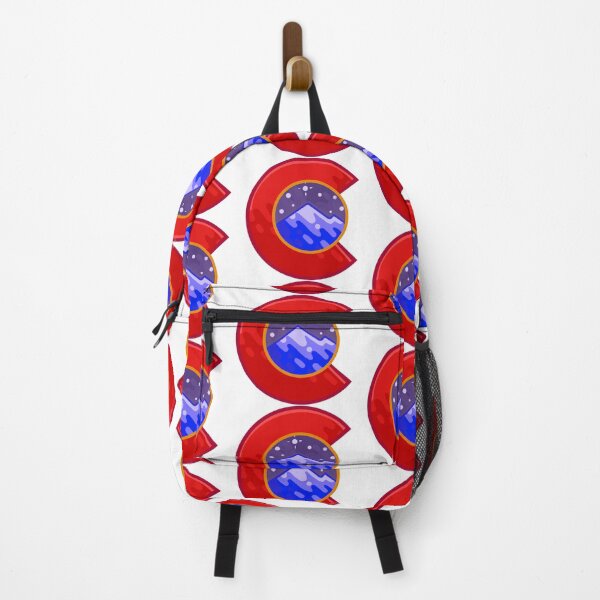 Item preview, Colorado Logo Starry Night Mountains Stylized designed and sold by ExploreColorado.