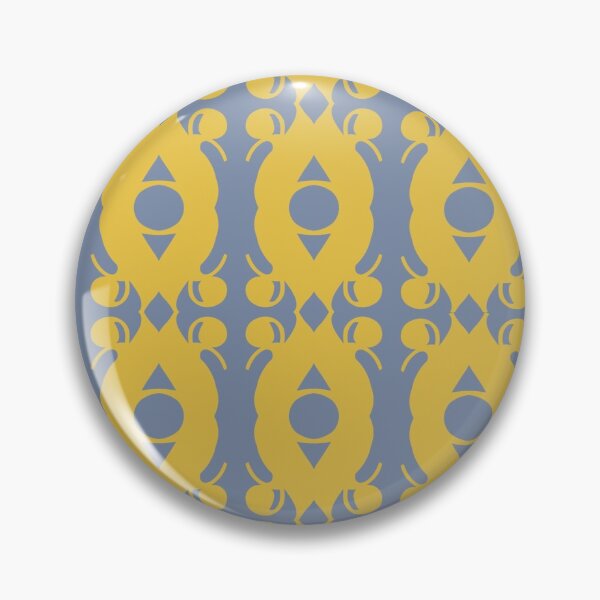 Item preview, Infinite Reflection Blue Gray Yellow Gold Pattern designed and sold by Sector18.