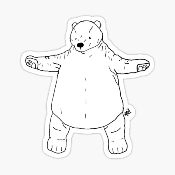 Ikea Bear Stickers for Sale
