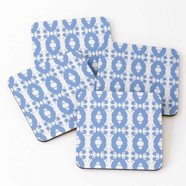 Item preview, Infinite Reflection Blue White Pattern designed and sold by Sector18.