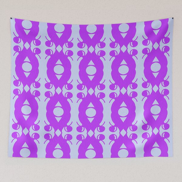 Item preview, Infinite Reflection Lavendar Blue Purple Pattern designed and sold by Sector18.