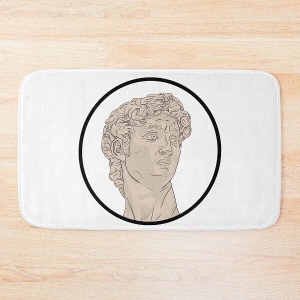 Item preview, David Michelangelo Head with Circle Frame designed and sold by pbportfolio.