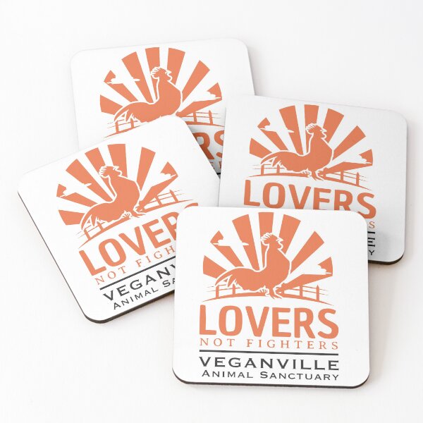 Item preview, Lovers Not Fighters designed and sold by veganville.