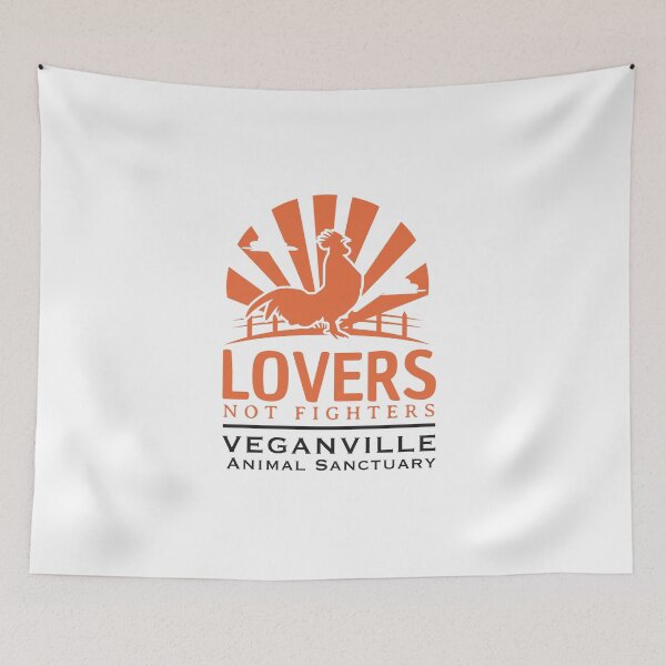 Item preview, Lovers Not Fighters designed and sold by veganville.