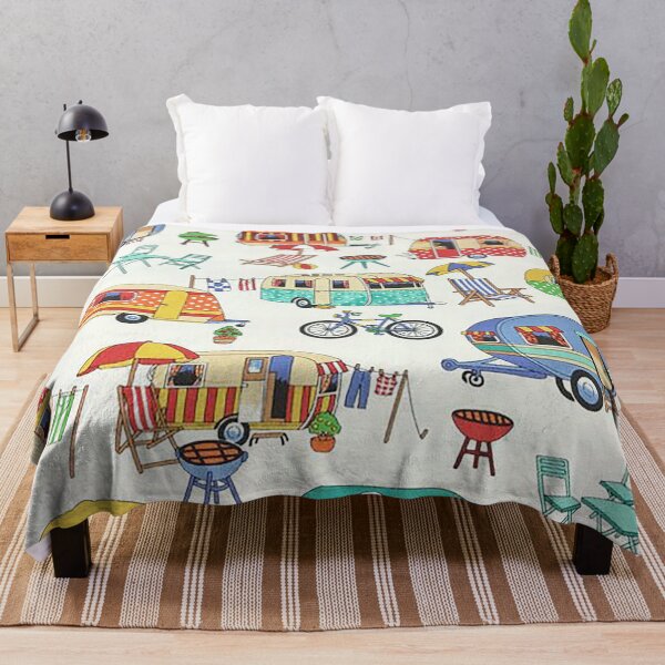 Item preview, Camping pattern designed and sold by Aura __Print.