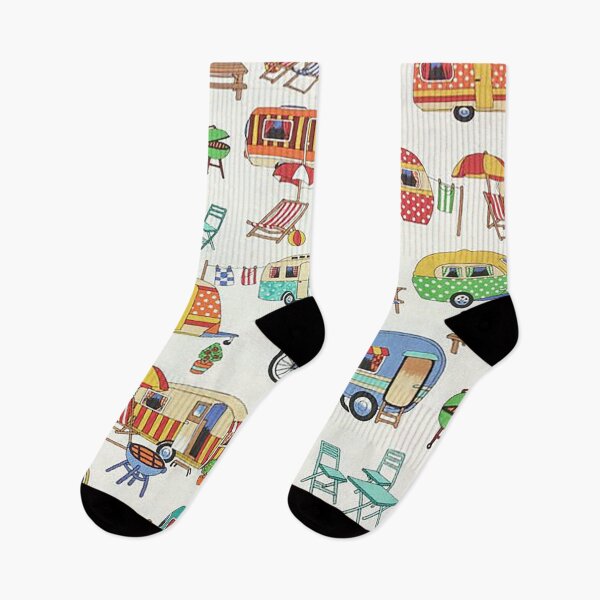 Item preview, Camping pattern designed and sold by Aura __Print.