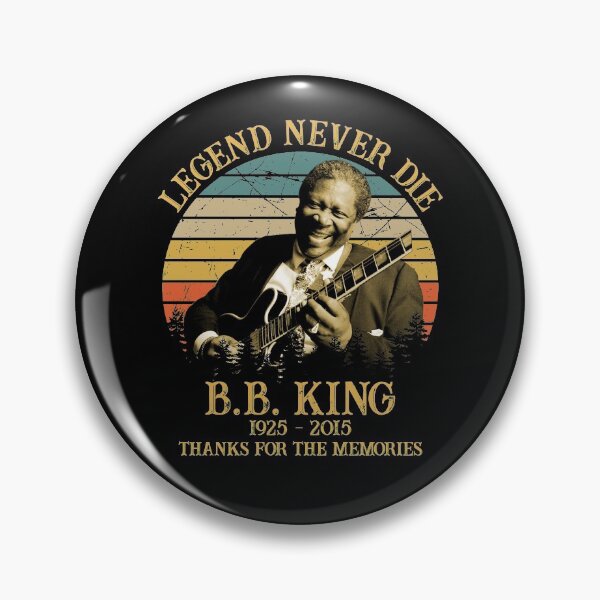 Item preview, Legend Never Die Retro BB King Thanks For Memories designed and sold by holmesaiden.