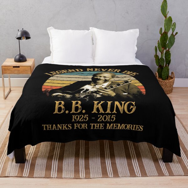 Item preview, Legend Never Die Retro BB King Thanks For Memories designed and sold by holmesaiden.