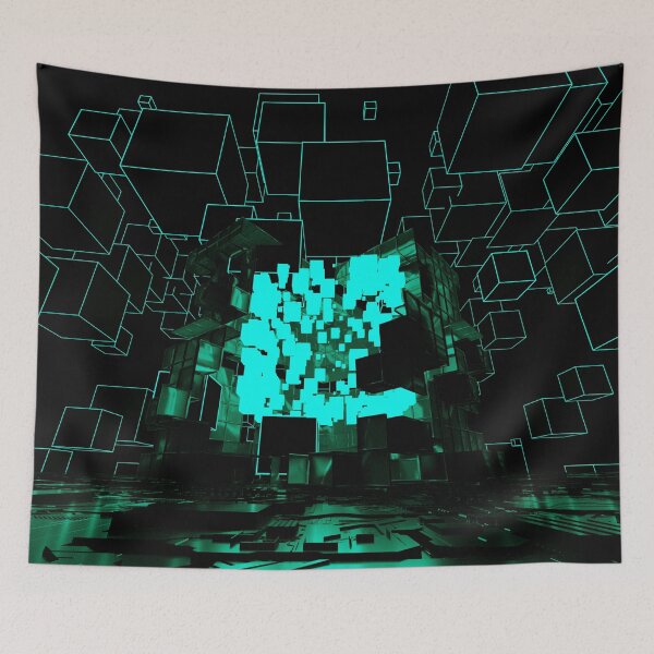 Item preview, Synthwave Neon Digital Space designed and sold by GreybugLab.