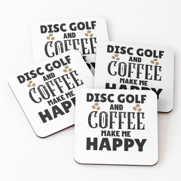 Item preview, Disc Golf And Coffee Make Me Happy, Funny Disc Golf And Coffee Gift for Dad's, Husband's, Son's, Uncle's, Nephews and Grandfather's designed and sold by BigJackTees.