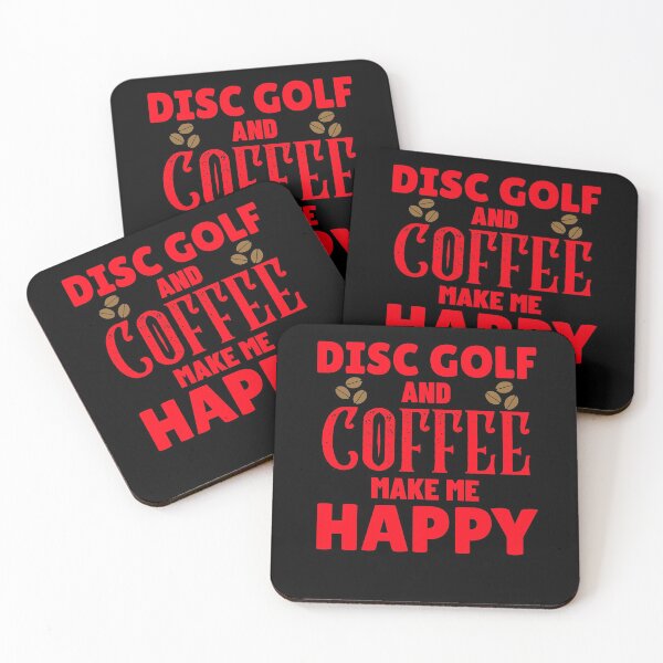 Item preview, Disc Golf And Coffee Make Me Happy, Funny Disc Golf And Coffee Gift for Dad's, Husband's, Son's, Uncle's, Nephews and Grandfather's designed and sold by BigJackTees.